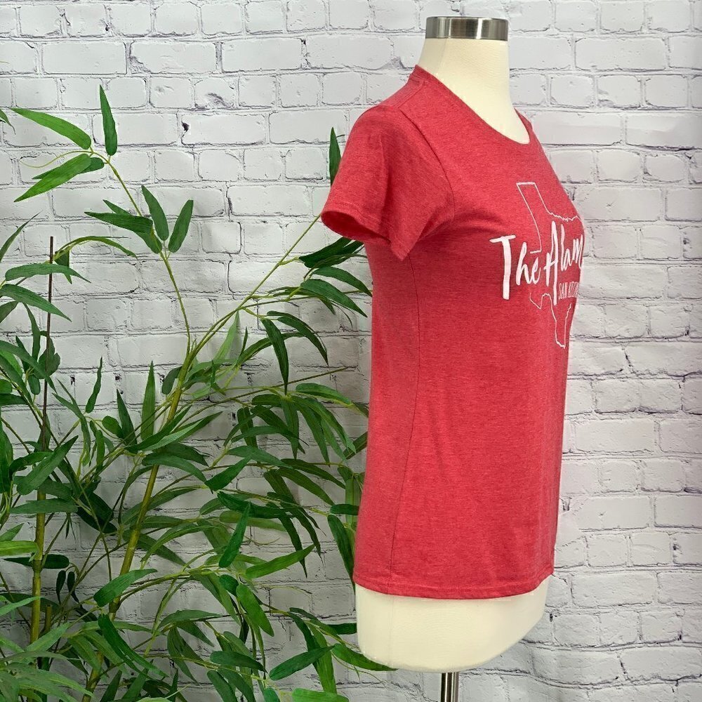 🎉Anvil Heather Red & White The Alamo Top - Picture 2 of 6
